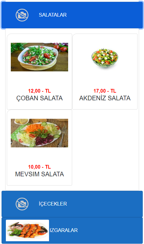 Qr menu Dil Desteği